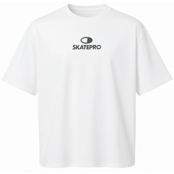 T-Shirt SkatePro Heavy Box (XL - Bright White)