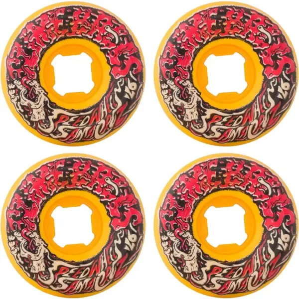 Slime Balls Vomit Mini II 97A Skateboardwielen 4-Pack (53mm - Oranje)