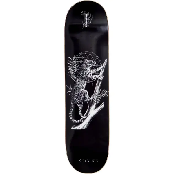 Skateboard Deck Sovrn Felis B (8" - Schwarz)