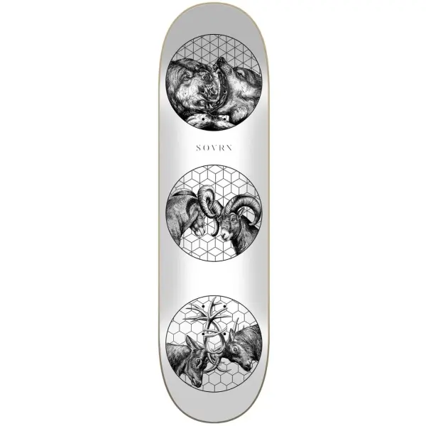 Skateboard Deck Sovrn Nature Of Wars (8" - Schwarz)