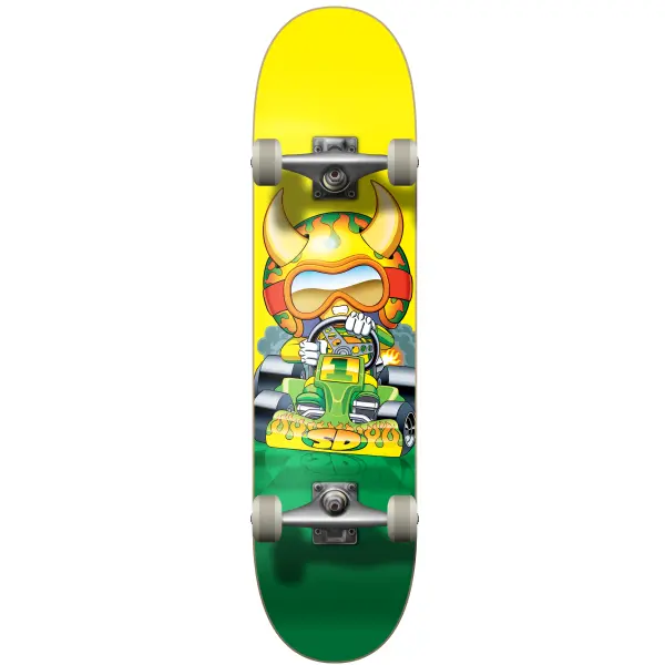 Skateboard Komplettboard Speed Demons Go Kart Soft Top (7.25" - Gelb)