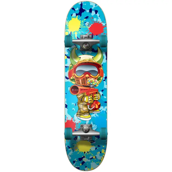 Skateboard Komplettboard Speed Demons Paintballer (8" - Blau)
