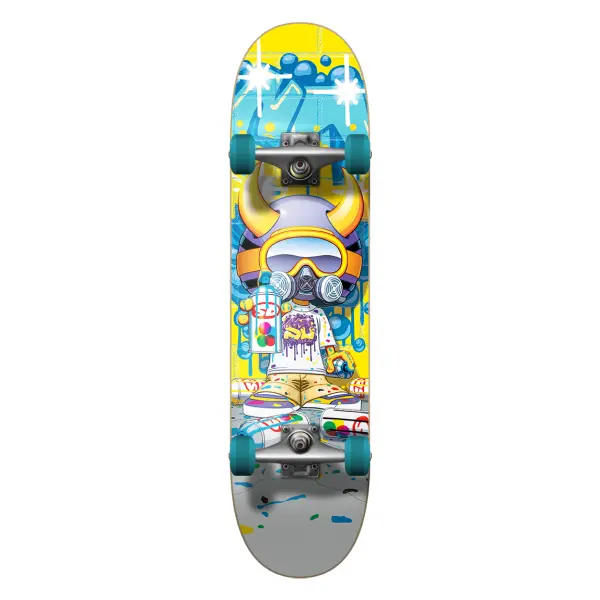 Skateboard Komplettboard Speed Demons Tagger Soft Top (6.5" - Gelb)