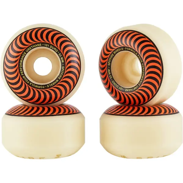 Skateboard Rollen Spitfire Formula Four 101A 4 Stk. (53mm - Orange)