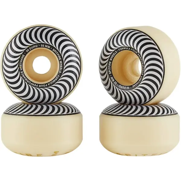 Skateboard Hjul Spitfire Formula Four 99A 4-Pak (54mm - Grå)