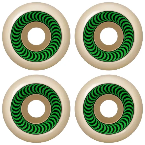 Skateboard Hjul Spitfire Formula Four 99D O.G. Classics 4-pak (52mm - Hvid/Grøn)