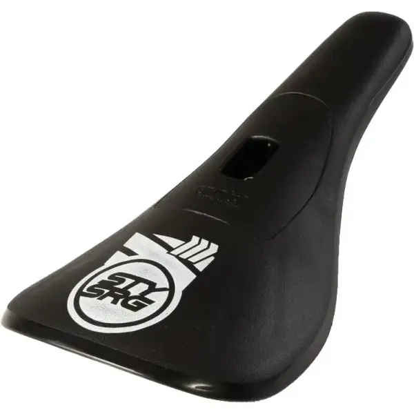 BMX Zadel Stay Strong Fast Chevron Plastic (Zwart/Wit)