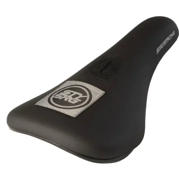 BMX Sattel Stay Strong Icon Patch Slim (Schwarz/Grau)