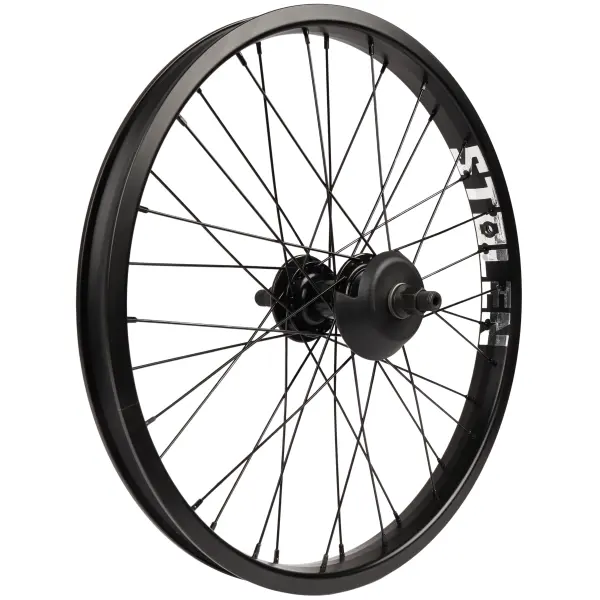 BMX Hinterrad Stolen 20" Hive Chamber 36H Cassette (Schwarz - Left hand drive)