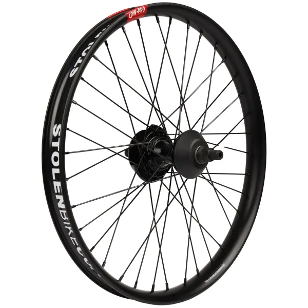 BMX Hinterrad Stolen 20" Hive-Lowpro 36H Cassette (Schwarz - Left hand drive)