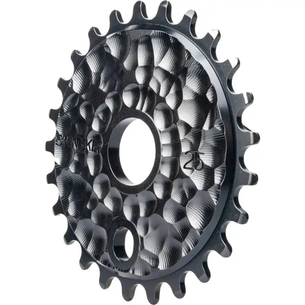 BMX Tandwiel Stolen Lunar CNC (Zwart - 25T)