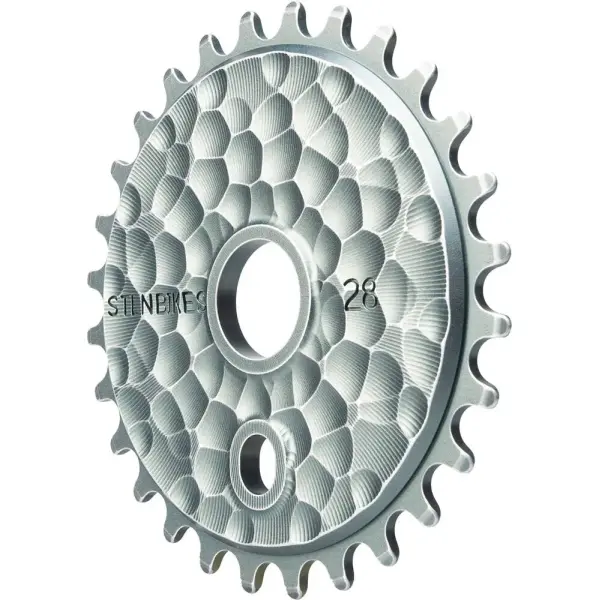 BMX Kettenblatt Stolen Lunar CNC (Aged Grey - 28T)