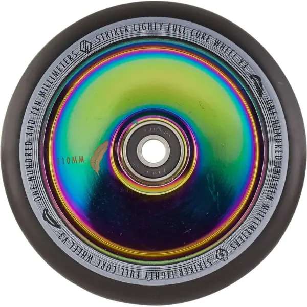 Stunt Scooter Rolle Striker Lighty Full Core V3 Schwarz (110mm - Rainbow)