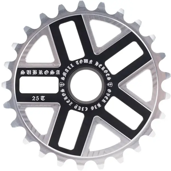 BMX Kettenblatt Subrosa Hero (Matte Black - 25T)