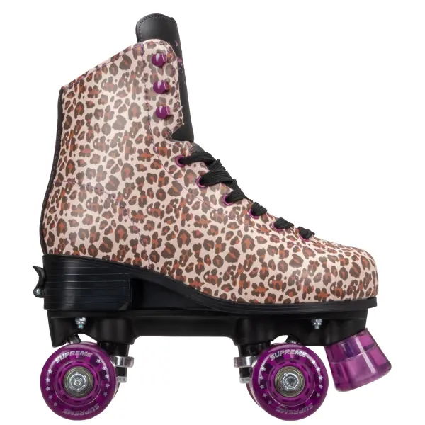 Rollschuhe Supreme Del Rey Leopard Verstellbar (Braun - 31-34)