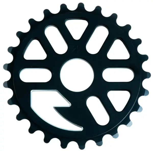 Freestyle BMX Kettenblatt Tall Order One Logo (Schwarz - 25T)