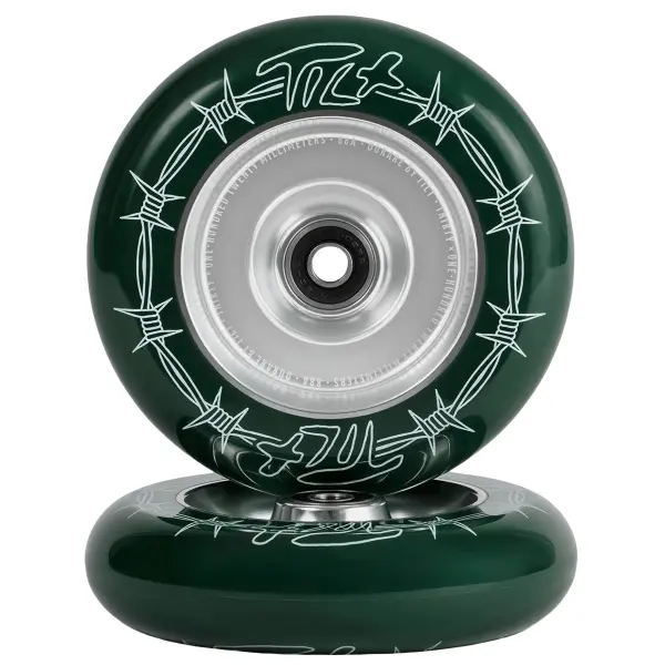 Hjul Til Løbehjul Tilt Durare Barbed 2-Pak (120mm - Barbed Forest)