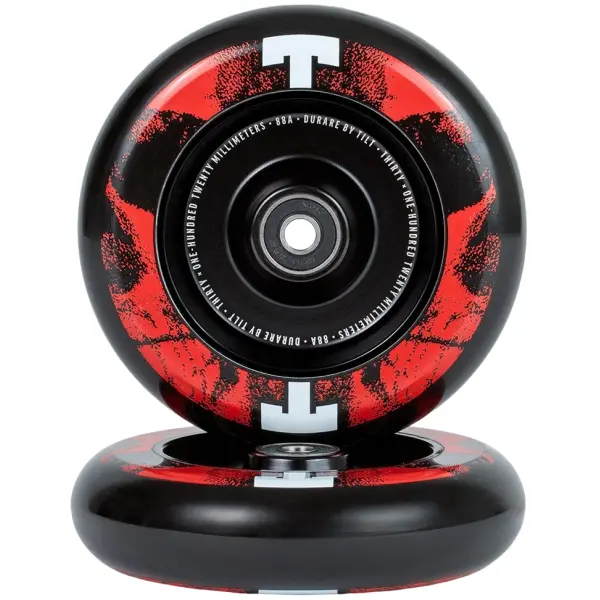Stuntstep Wielen Tilt Durare Selects Skulls (120mm - Rood)