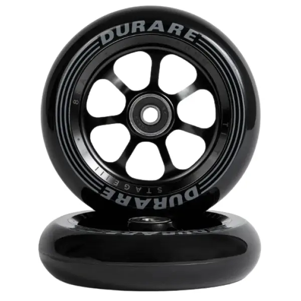 Tilt Durare Spoked Rollen 2 Stk. (120mm - Schwarz)