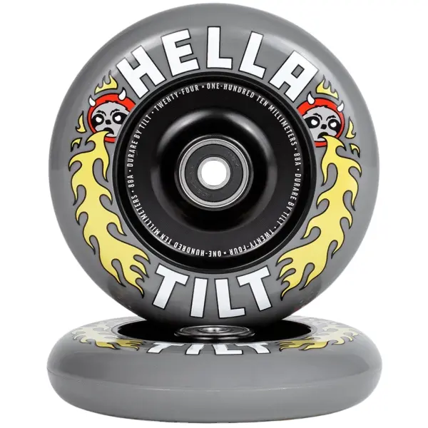 Hjul Til Løbehjul Tilt x Hella Rage 2-Pak (110mm - Grå)