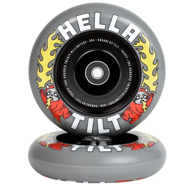 Stunt Scooter Rollen Tilt x Hella Summon 2 Stk. (120mm - Grau)