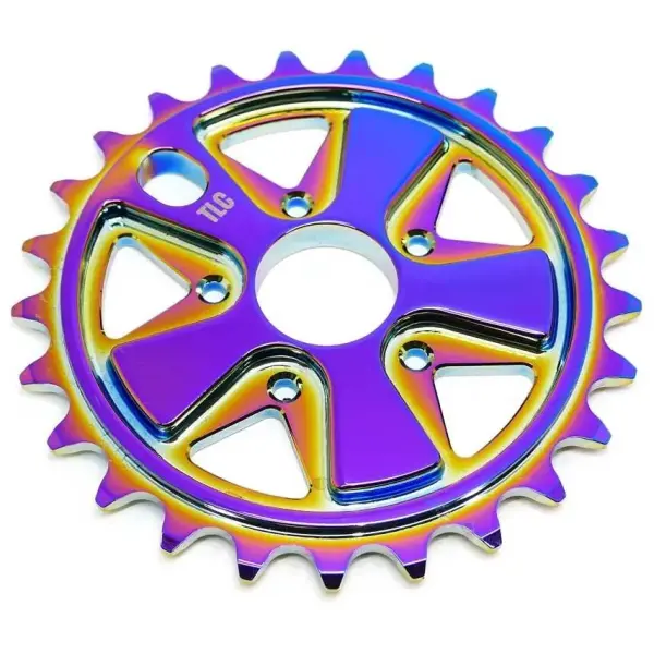 BMX Kettenblatt TLC Vintage 5-Spoke (Rainbow - 25T)