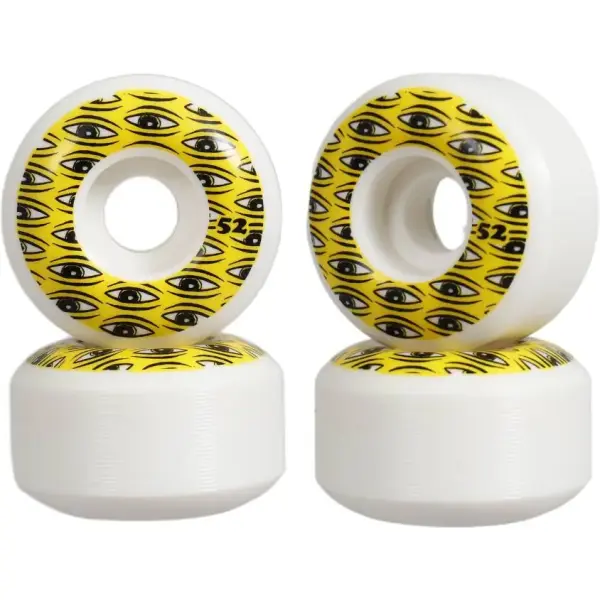 Skateboard Hjul Toy Machine All Seeing 100A 4-Pak (52mm - Gul)
