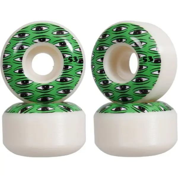 Skateboard Rollen Toy Machine All Seeing 100A 4 Stk. (53mm - Grün)