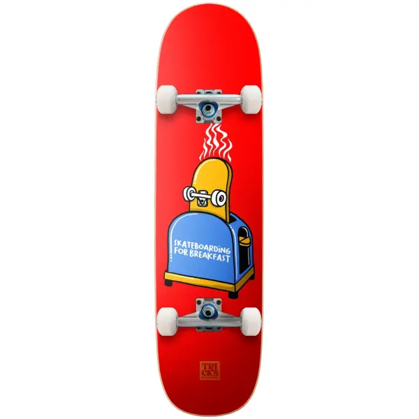 Skateboard Komplettboard Tricks Breakfast Midi (7.5" - Blau)