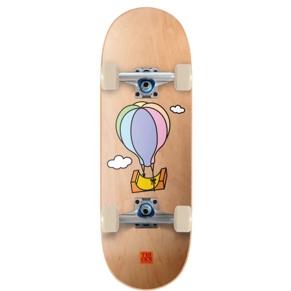 Skateboard Komplettboard Tricks Balloon Soft Top (7.87" - Braun)