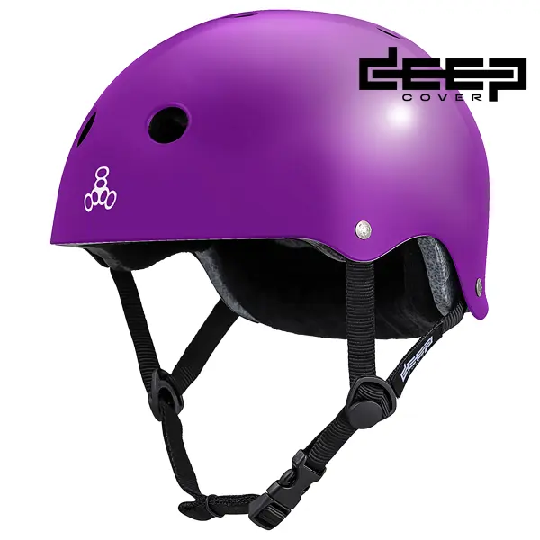 Hj&auml;lm Triple Eight Deep Cover (S-M - Purple Glossy)