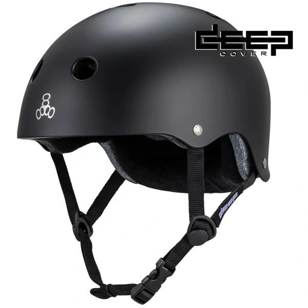 Hj&auml;lm Triple Eight Deep Cover (S-M - Black Mat)