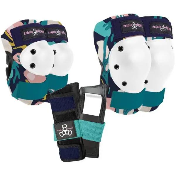 Protektoren Set Triple Eight 3 Stk. (L - Floral)