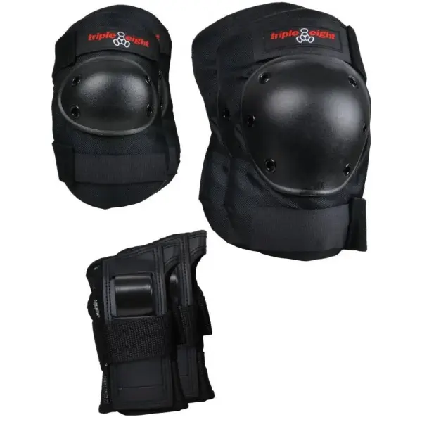 Protektoren Set Triple Eight 3 Stk. (S - Schwarz)