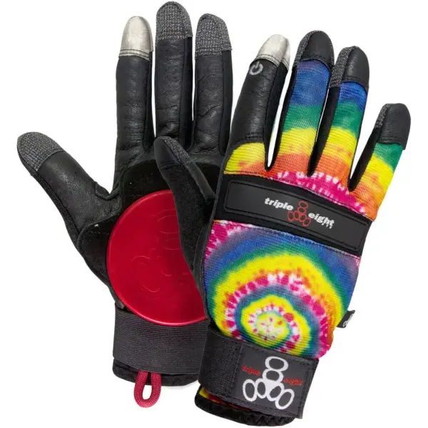 Longboard Handschuhe Triple Eight Tie Dye Downhill (XS-S)