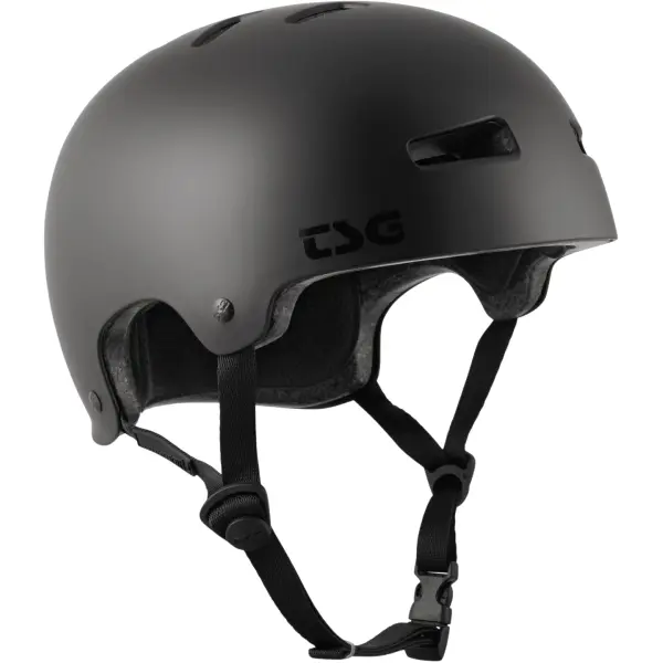 TSG Evolution Skate Hjelm Satin Dark Black