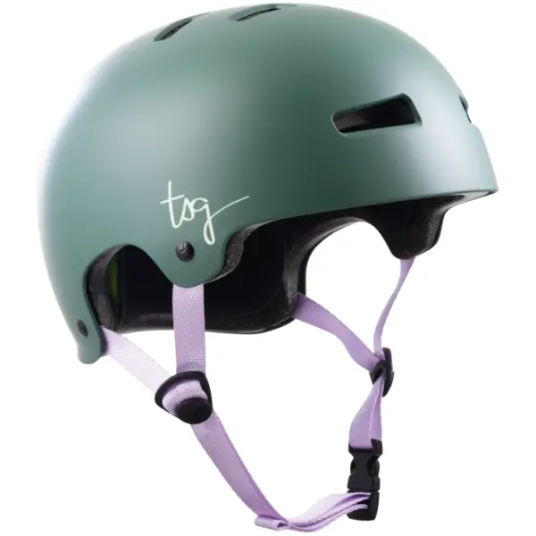 Skatehj&auml;lm TSG Evolution Womens (L-XL - Dark Green)