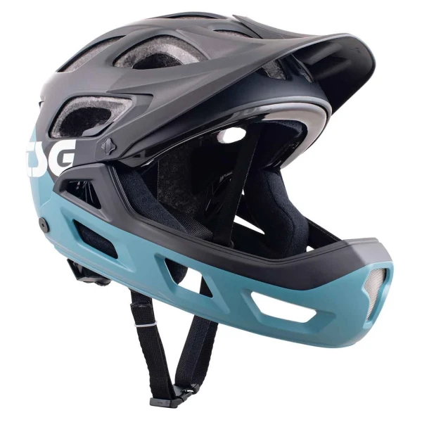 Helm TSG Seek Youth Graphic Design BMX Fullface (XXS/XS - Blau)