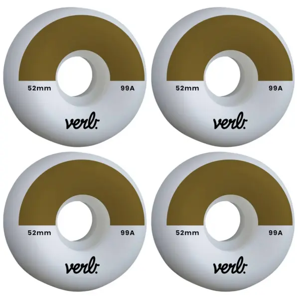 Skateboard Hjul Verb Dip 99A 4-Pak (52mm - Gold)