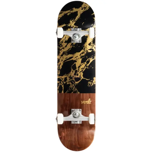 Skateboard Komplettboard Verb Marble Dip (8" - Schwarz)