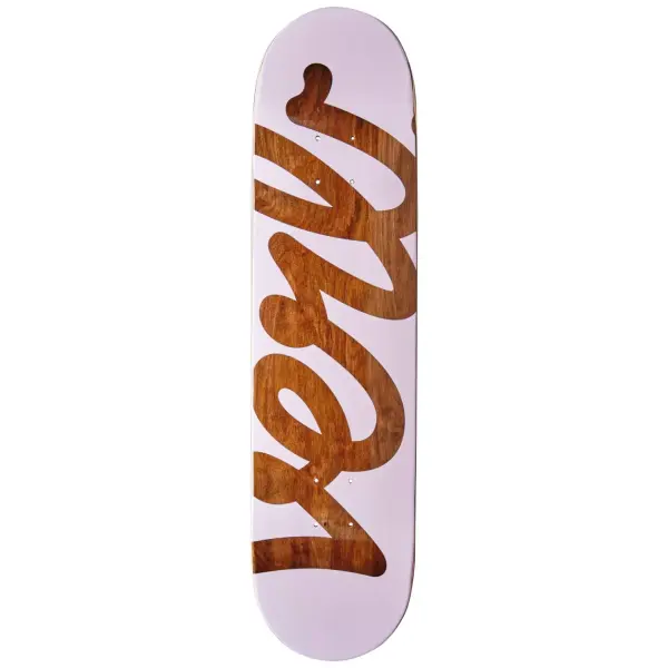 Skateboard Deck Verb Script (7.75" - Pink)