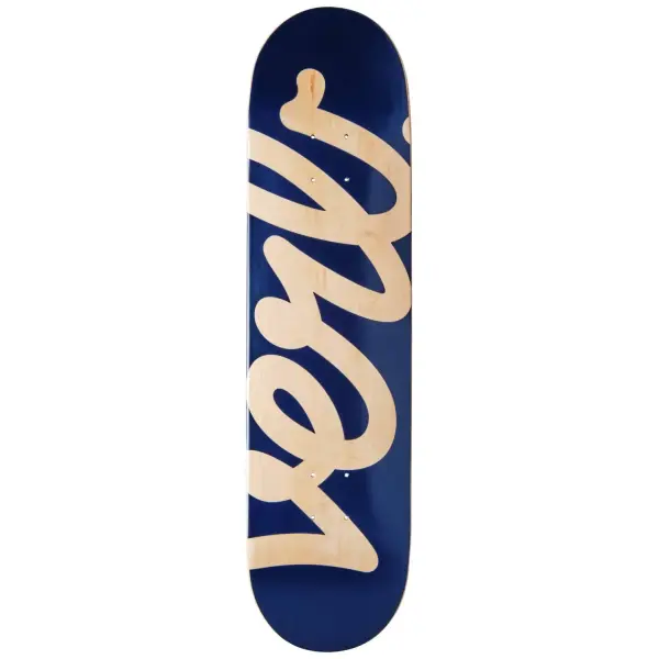 Skateboard Deck Verb Script (8" - Navy)
