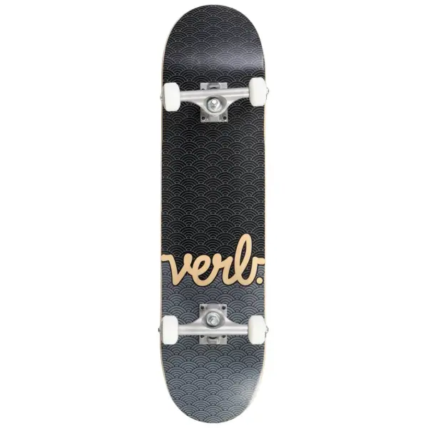 Skateboard Komplettboard Verb Waves (8" - Schwarz)