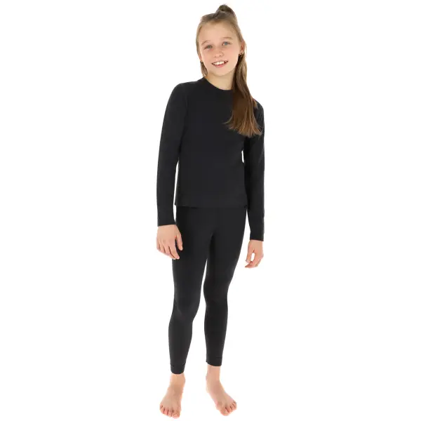 Skiundertøj Viking Flam Børn Base Layer Sæt (104-116 - Grå)