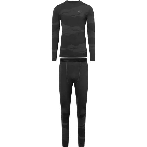 Skiundertøj Viking Gasher Base Layer Herre Sæt (XL - Sort)