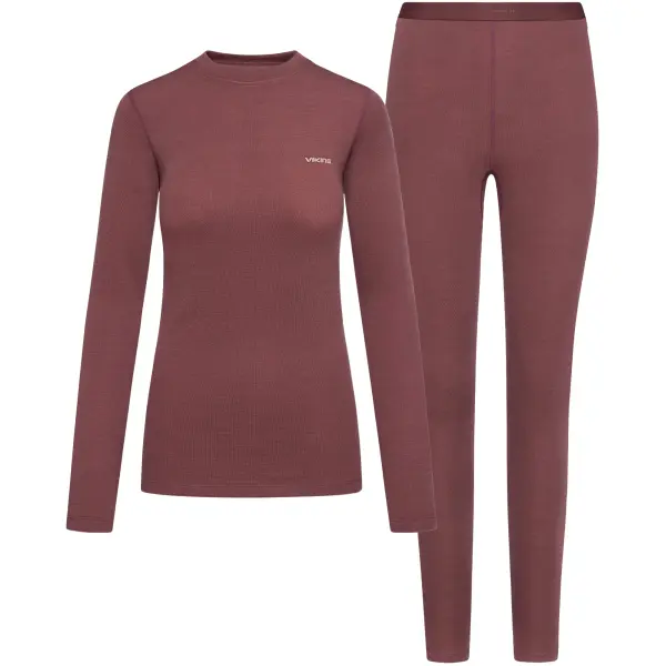Bielizna damska VIKING Meriboo Lady Set Merino rózowa M