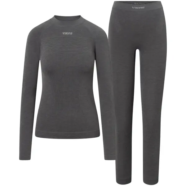 VIKING Tende Lady Set PrimaLoft Cashmere dameundertøj, grå S