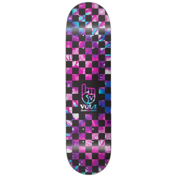 Skateboard Deck Vol.1 Checker (7.75" - Tie Dye)