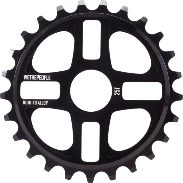 BMX Kettenblatt Wethepeople 4Star (Schwarz - 25T)