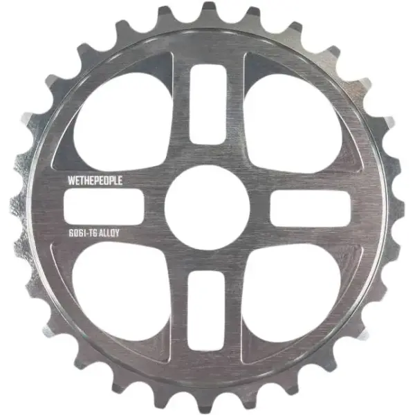 BMX Kettenblatt Wethepeople 4Star (Silver Polished - 25T)